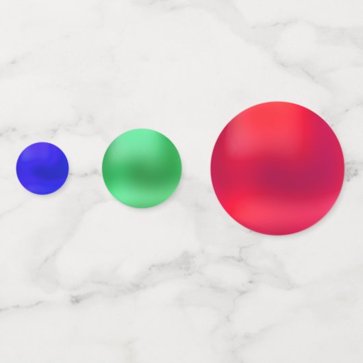 Rainbow Dots Table Confetti Konfetti (Vorderseiten)