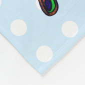 Rainbow Dotted Diabetes Mein Leben Schmetterling B Fleecedecke (Ecke)