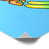 Rainbow Dove of Peace Poster (Ecke)