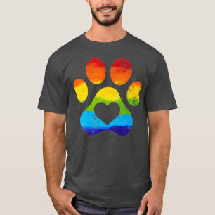 Rainbow Dow Pw Print Flag LGBTQ Gay Pride Monat T-Shirt