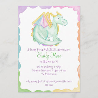 Rainbow Dragon Einladung