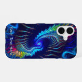 Rainbow Dragon iPhone 16 Hülle (Rückseite (Horizontal))