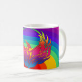 Rainbow Dragon Kaffeetasse (VorderseiteRechts)