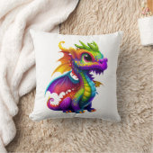 Rainbow Dragon Kissen (Decke)