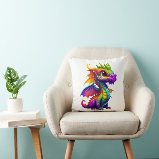Rainbow Dragon Kissen (Stuhl )
