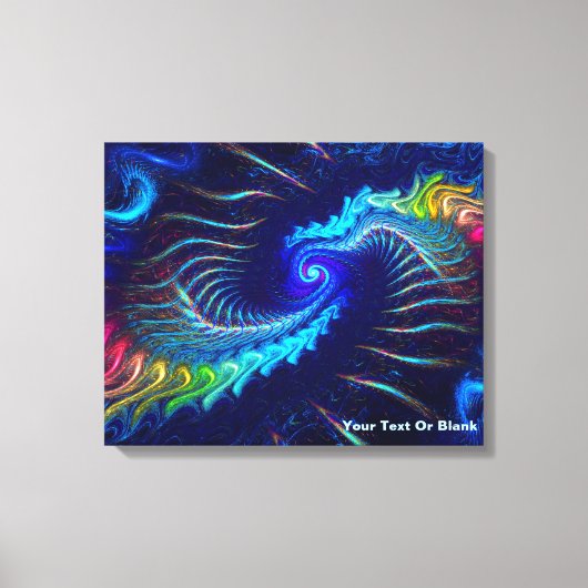 Rainbow Dragon Leinwanddruck (Vorderseite)