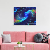 Rainbow Dragon Leinwanddruck (Insitu (Wohnzimmer))