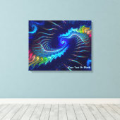 Rainbow Dragon Leinwanddruck (Insitu (Holzboden))