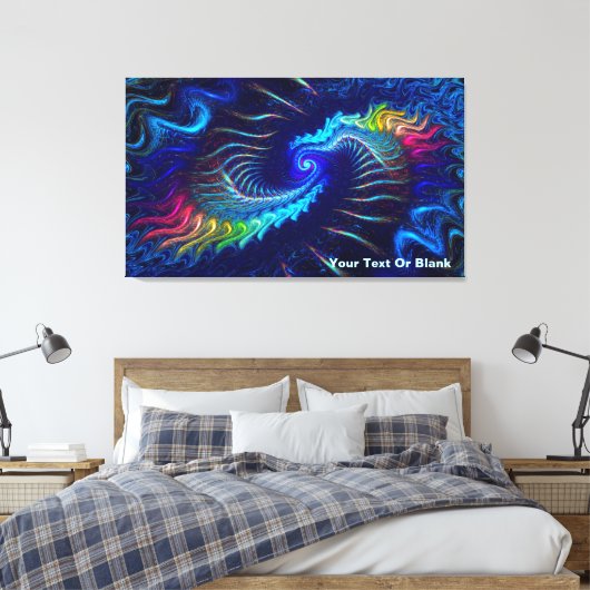 Rainbow Dragon Leinwanddruck (Insitu (Schlafzimmer))