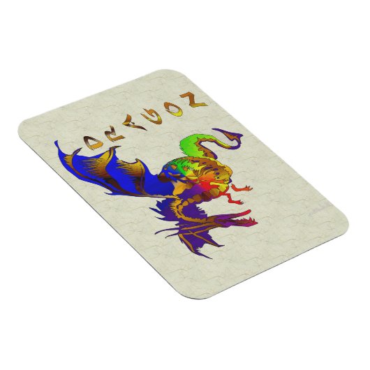 Rainbow Dragon Magnet (Rechte Seite)
