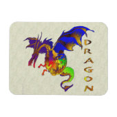 Rainbow Dragon Magnet (Horizontal)