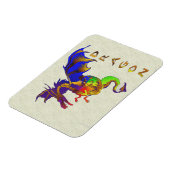 Rainbow Dragon Magnet (Linke Seite)