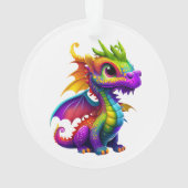 Rainbow Dragon Ornament (Rückseite)