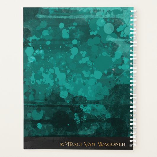 Rainbow Dragon Planner Planer (Rückseite)