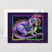 Rainbow Dragon Postcard "Draco" Postkarte (Vorne/Hinten)