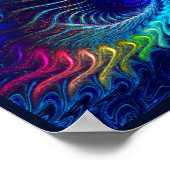 Rainbow Dragon Poster (Ecke)