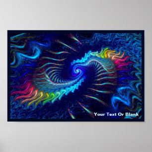 Rainbow Dragon Poster