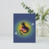 Rainbow Dragon Postkarte (Stehend Vorderseite)