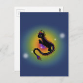 Rainbow Dragon Postkarte (Vorne/Hinten)