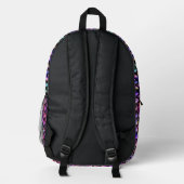 Rainbow Dragon Scales Backpack #3 Bedruckter Rucksack (Rückseite)