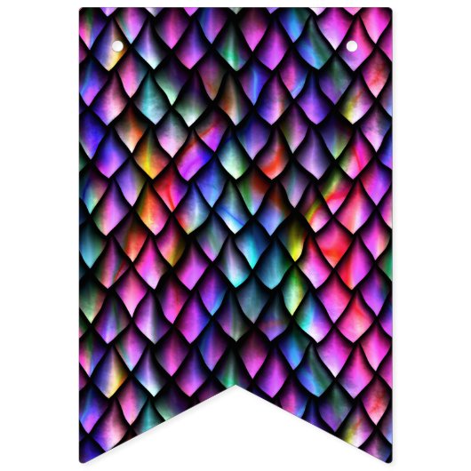 Rainbow Dragon Scales Banner (Erste Fahne)