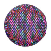 Rainbow Dragon Scales Baseball (Vorderseite Links)