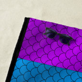 Rainbow Dragon Scales Beach Handtuch (Beispiel)