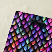 Rainbow Dragon Scales Beach Handtuch (Beispiel)