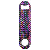 Rainbow Dragon Scales Bottle Opener Speed Flaschenöffner (Vorderseite)