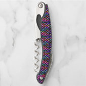 Rainbow Dragon Scales Corkschraube Kellnermesser (Vorderseite)