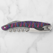 Rainbow Dragon Scales Corkschraube Kellnermesser (Rückseite)