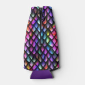 Rainbow Dragon Scales Cozy Flaschenkühler (Rückseite)