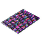 Rainbow Dragon Scales Foto Notebook Notizblock (Linke Seite)