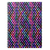 Rainbow Dragon Scales Foto Notebook Notizblock (Vorderseite)