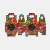 Rainbow Dragon Scales Gold Geburtstag Vielen Dank Geschenkschachtel (Ungefaltet)