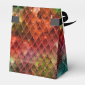 Rainbow Dragon Scales Gold Geburtstag Vielen Dank Geschenkschachtel (Rückseite)