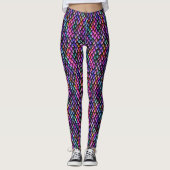Rainbow Dragon Scales Leggings (Vorderseite)