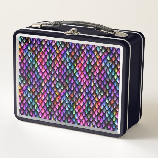 Rainbow Dragon Scales Lunchbox (Vorderseite)