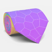 Rainbow Dragon Scales Neck Tie Krawatte (Gerollt)