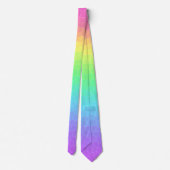 Rainbow Dragon Scales Neck Tie Krawatte (Rückseite)