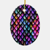 Rainbow Dragon Scales Ornament (Vorne)