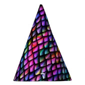 Rainbow Dragon Scales Party Hat Partyhütchen (Rechts)