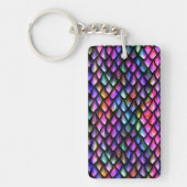 Rainbow Dragon Scales Schlüsselanhänger (Vorderseite)