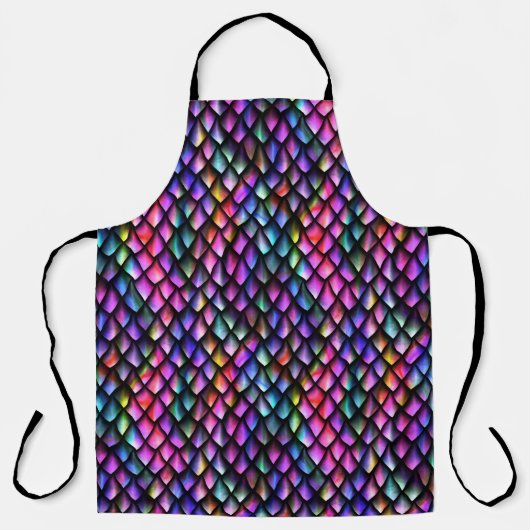 Rainbow Dragon Scales Schürze (Vorderseite)