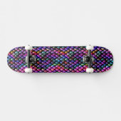 Rainbow Dragon Scales Skateboard (Horizontal)