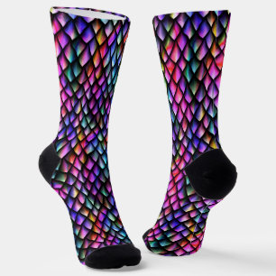Rainbow Dragon Scales Socken #2