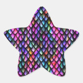Rainbow Dragon Scales Stickers (Vorderseite)