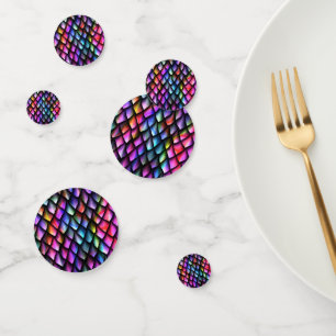 Rainbow Dragon Scales Table Confetti Konfetti