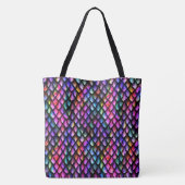 Rainbow Dragon Scales Tote Bag Tasche (Rückseite)