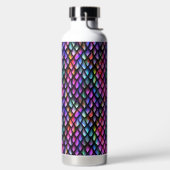 Rainbow Dragon Scales Water Bottle Trinkflasche (links)